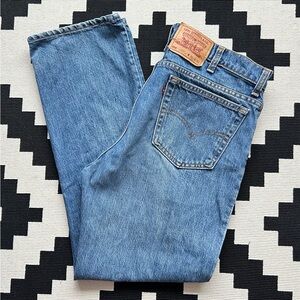 Vintage 1991 Levi’s 516 slim fit straight leg jeans denim pants W36 L30 90s